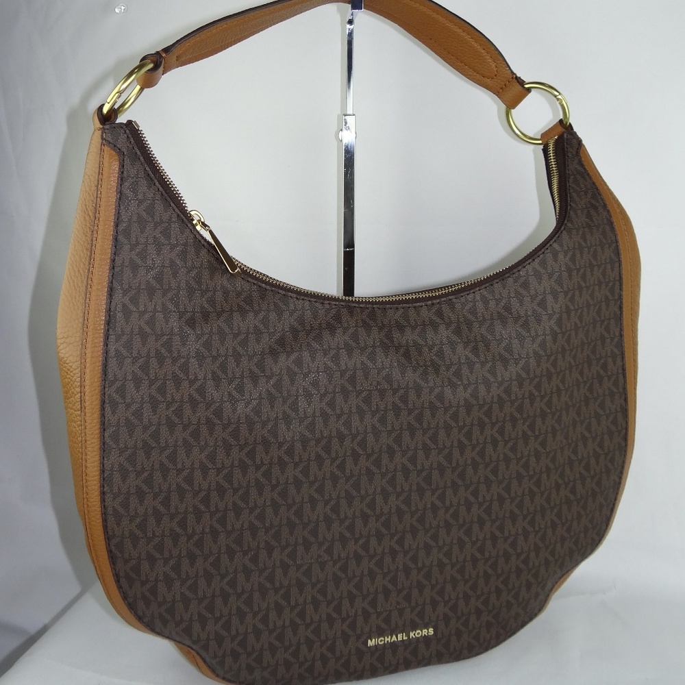 MICHAEL KORS LYDIA LARGE HOBO SHOULDER BAG